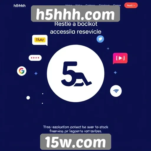Acessibilidade e design responsivo no site h5hhh.com