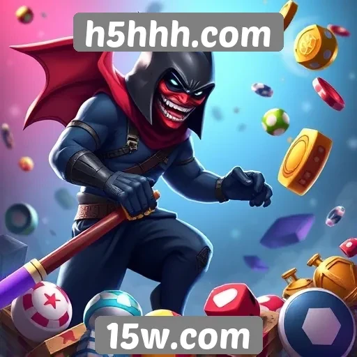 Oferta diversificada de jogos em h5hhh.com