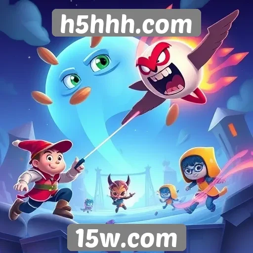 Gameplay diversificado disponível em h5hhh.com