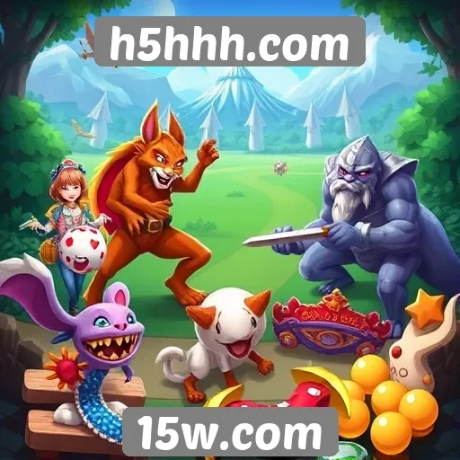 Principais jogos disponíveis no h5hhh.com