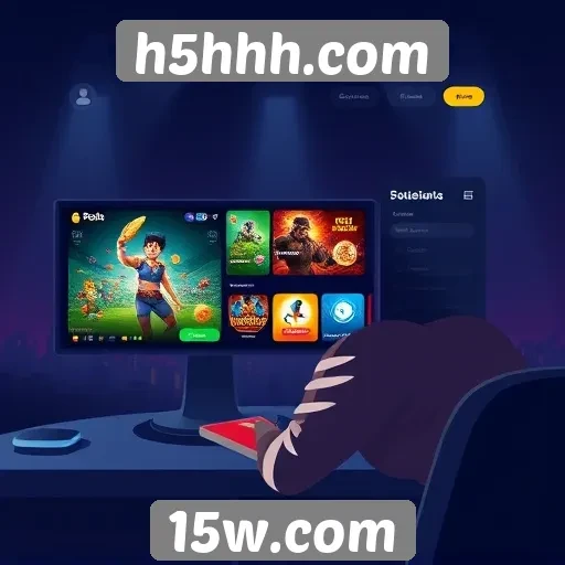 Análise da interface do usuário no h5hhh.com